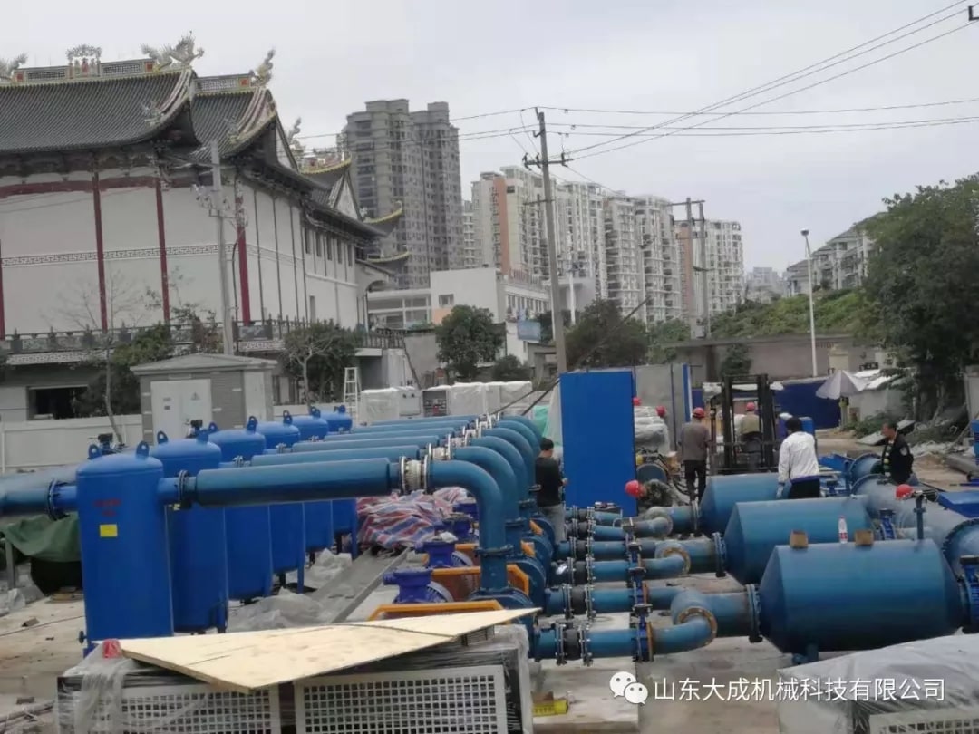 12 sets of Dacheng Roots blowers are located in the city center.