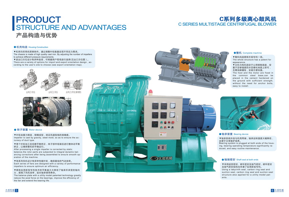 Shandong Dacheng Machinery: The leader of China's multi-stage centrifugal blower products